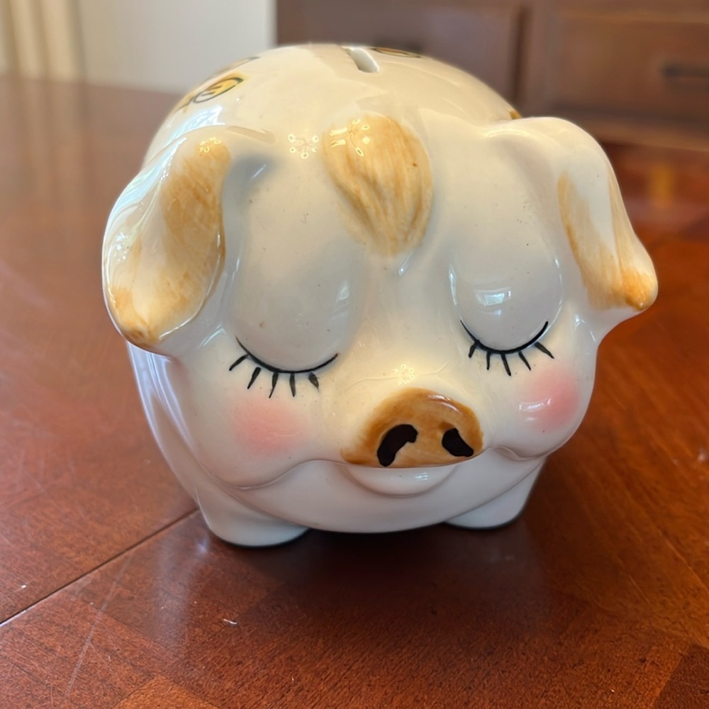 Super cute Vintage 70s Piggy Bank Japan